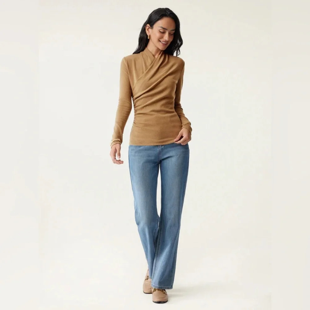 New OGL Surplice Long Sleeve Top Size Large - Picture 3 of 11